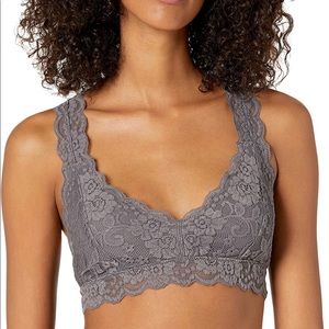 Mae Women's Racerback Lace Plunge Bralette (for A-C cups)